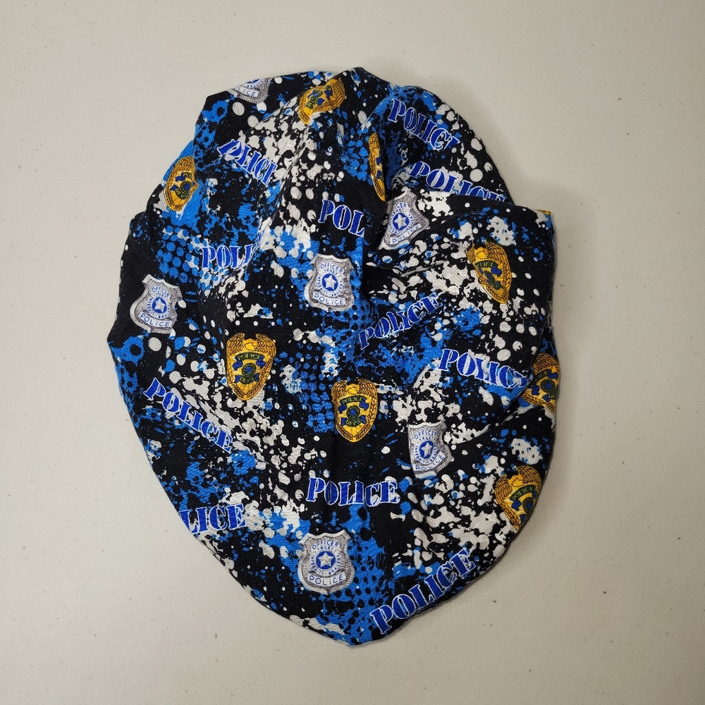 Police-Themed Scrub Cap‎